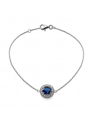 Orphelia® 'Kaia' Women's Sterling Silver Bracelet - Silver ZA-7477/SA