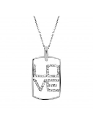 Orphelia Silver Pendant With Chain ZH-4368 #1