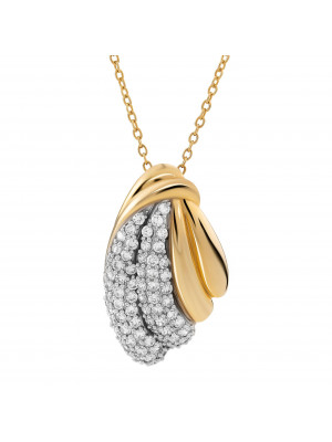 Orphelia Women's Pendant with Chain ZH-4528 GOLD #1