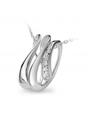 Orphelia Women's Silver Pendant with Chain ZH-4663