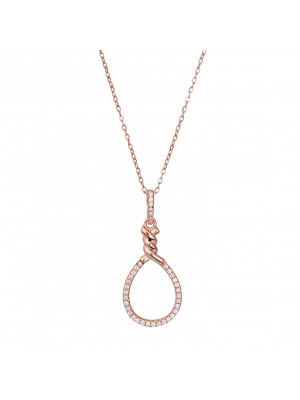 Orphelia Aava Women's Silver Chain with Pendant ZH-7421