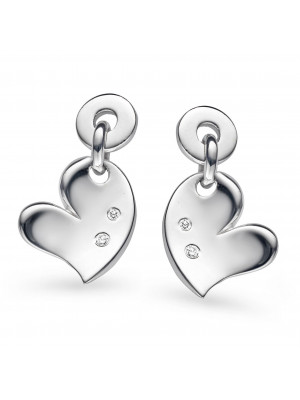 Women's Sterling Silver Drop Earrings - Silver ZO-5013