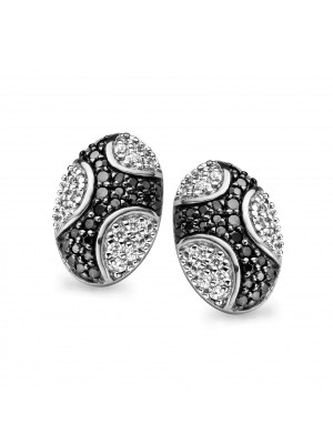 Orphelia® Women's Sterling Silver Stud Earrings - Silver ZO-5094