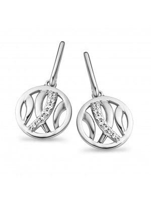 Orphelia® Women's Sterling Silver Drop Earrings - Silver ZO-5135