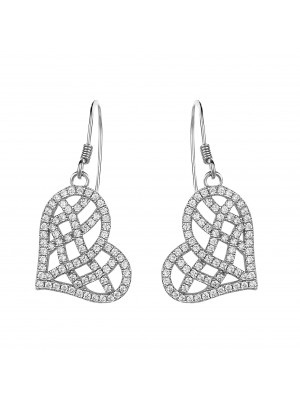 Orphelia® Women's Sterling Silver Drop Earrings - Silver ZO-5221