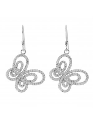 Orphelia® Women's Sterling Silver Drop Earrings - Silver ZO-5264