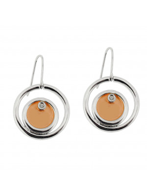 Women's Sterling Silver Drop Earrings - Silver ZO-5703