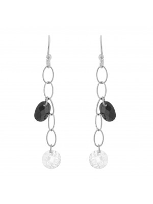 Orphelia® Women's Sterling Silver Drop Earrings - Silver ZO-5729/1