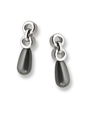 Women's Sterling Silver Drop Earrings - Silver ZO-5787