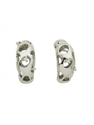Women's Sterling Silver Drop Earrings - Silver ZO-5845