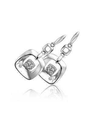 Women's Sterling Silver Drop Earrings - Silver ZO-5947