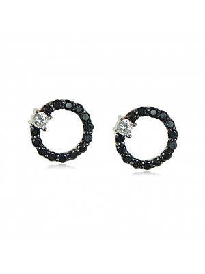 Orphelia® Women's Sterling Silver Stud Earrings - Silver ZO-5950
