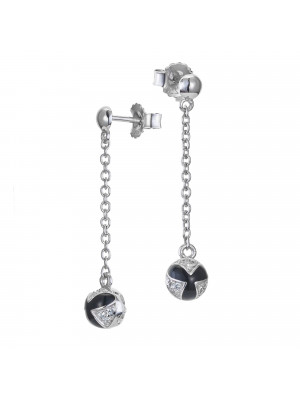 Sedona Silver Drop Earrings ZO-7332