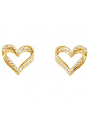 Orphelia® 'Cecilia' Women's Sterling Silver Stud Earrings - Gold ZO-7584/G
