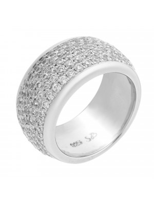 Orphelia® Women's Sterling Silver Ring - Silver ZR-3515