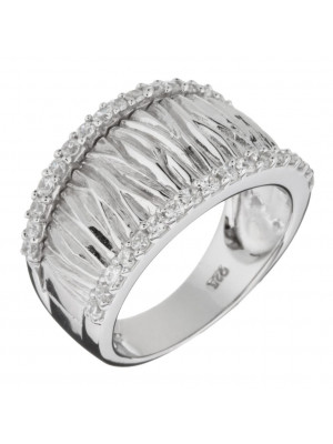 Orphelia® Women's Sterling Silver Ring - Silver ZR-3569-1
