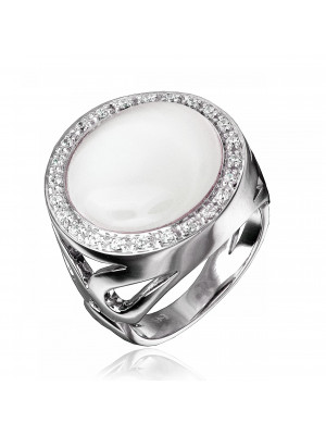 Orphelia® Women's Sterling Silver Ring - Silver ZR-3655