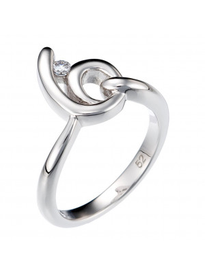 Orphelia® Women's Sterling Silver Ring - Silver ZR-3723