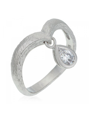 Women's Sterling Silver Ring - Silver ZR-3930