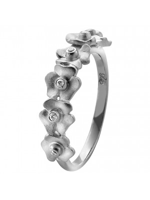 Orphelia® Women's Sterling Silver Ring - Silver ZR-3934