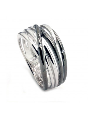 Women's Sterling Silver Ring - Silver ZR-6038/2