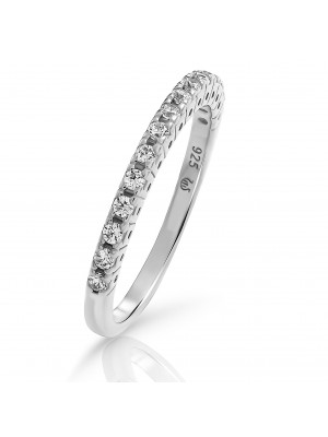 'Claire' Women's Sterling Silver Ring - Silver ZR-7539