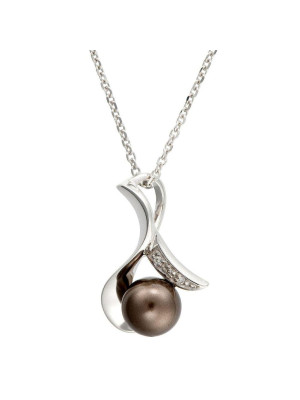 Orphelia Women's Silver Pendant with Chain ZH-4609