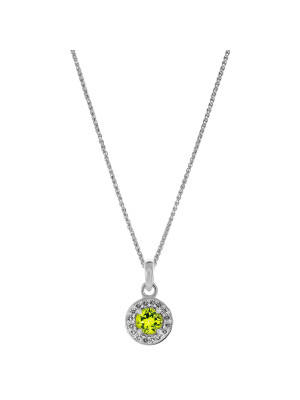 Orphelia® 'Bristol' Women's Sterling Silver Pendant with Chain - Silver ZH-7579/G
