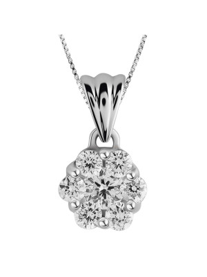 Orphelia Edina White-gold 18k Pendant HD-4177 #1