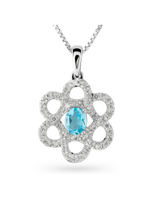 Orphelia Billie White-gold 18k Pendant HD-4201 #1