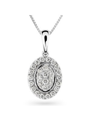 Orphelia Kamilla White-gold 18k Pendant HD-4204 #1