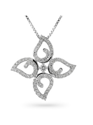 Orphelia Charlene White-gold 18k Pendant HD-4205 #1