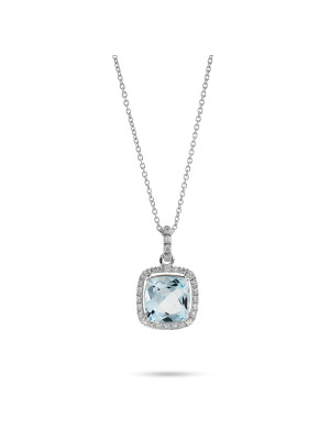 Orphelia Euphelia White-gold 18k Pendant With Chain KD-2041 #1