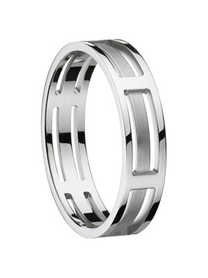 Orphelia® Unisex's Sterling Silver Wedding ring - Silver OR5283/5/A1/62