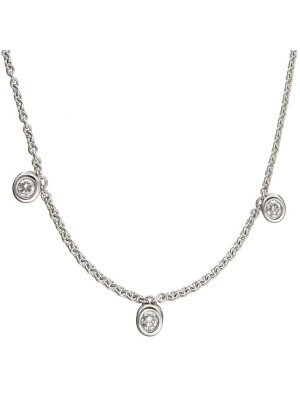 Orphelia Ingrid Silver Necklace RD-004 #1