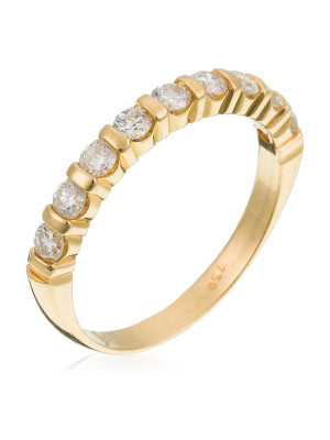 Orphelia® Women's Yellow gold 18C Ring - Gold RD-3005