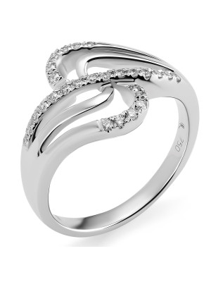 White-gold 18k Ring RD-3375 #1