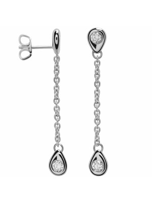 Orphelia Arina White-gold 18k Drop Earrings TR-010/1 #1