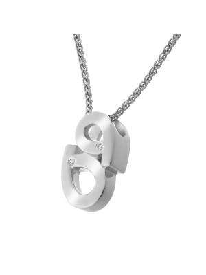 Orphelia Silver Chain With Pendant ZH-4382 #1