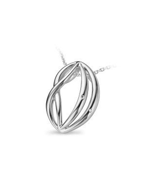 Orphelia® Women's Sterling Silver Chain with Pendant - Silver ZH-4641