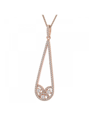 Tiziana Silver Chain With Pendant ZH-7276/RG #1