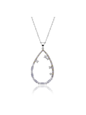 Orphelia Islia Silver Chain With Pendant ZH-7423 #1