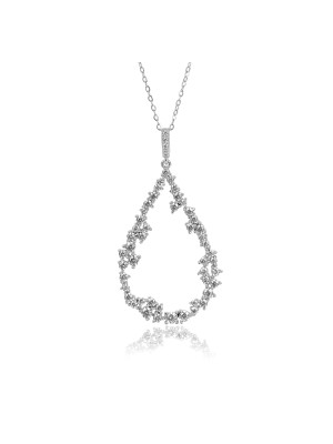 Orphelia Women's Silver Chain with Pendant ZH-7424