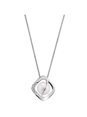 Orphelia Aina Silver Chain With Pendant ZH-7471 #1