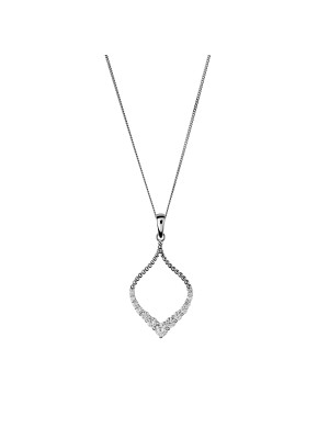 Orphelia Grace Silver Chain With Pendant ZH-7493 #1