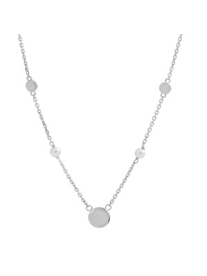 Milena Silver Necklace ZK-7379 #1