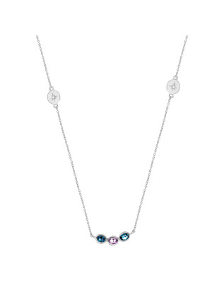 Orphelia® 'Regula' Women's Sterling Silver Necklace - Silver ZK-7578