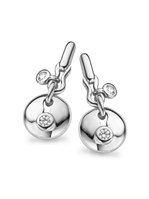 Orphelia® Women's Sterling Silver Drop Earrings - Silver ZO-5125