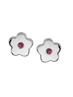 Silver Stud Earrings ZO-6070/1 #1