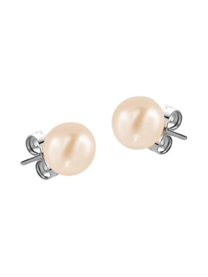 Amora Silver Stud Earrings ZO-7065 #1